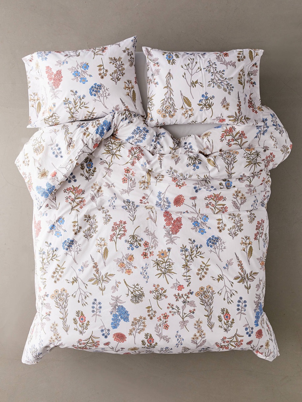 Urban Outfitters Myla Floral Duvet Set Full Queen + Tote Bag